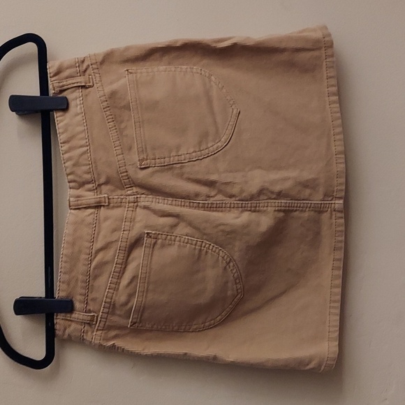 GAP JEANS Beige Corduroy Mini Skirt sz 6 - Picture 5 of 7